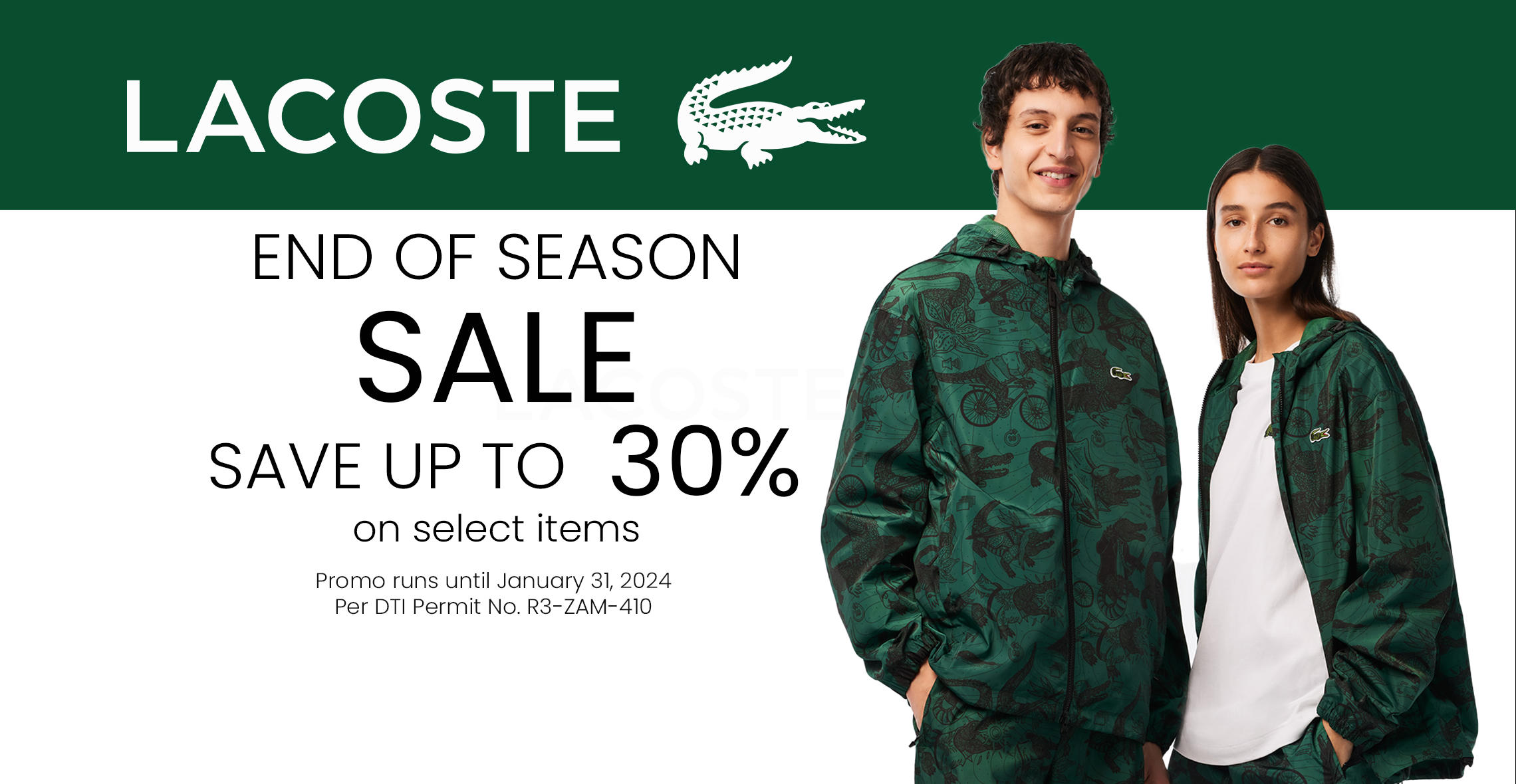 Lacoste on sale shop sale