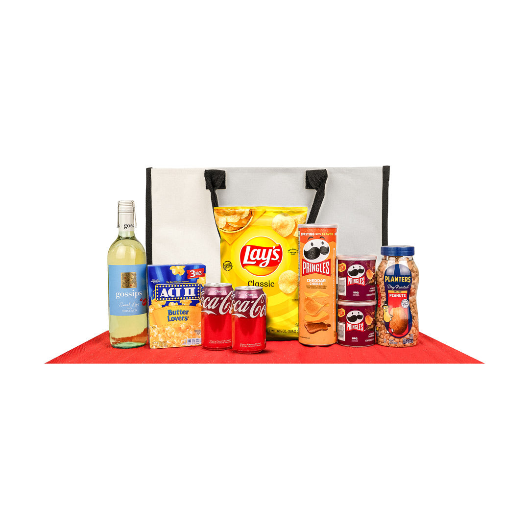 The Christmas Movie Night Basket