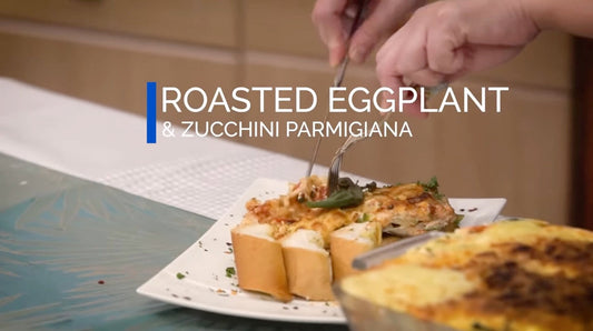 Real Moms, Real Food: Roasted Eggplant and Zucchini Parmigiana