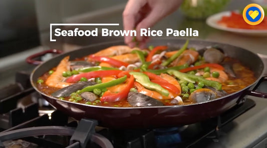 Real Moms. Real Food: Seafood Brown Rice Paella