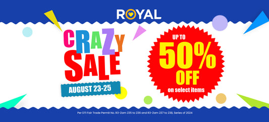 Crazy Sale August 23 to 25