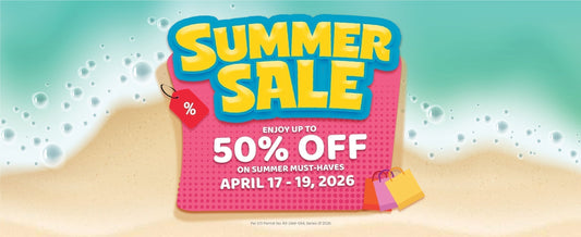 Banner with promo details of Royal Duty Free's Summer Sale 2026 in the middle.